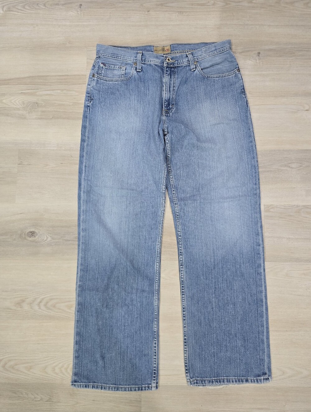 BKE Austin Men's Light Blue Straight-Leg Jeans Size 36 Reg